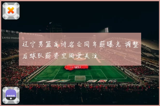 辽宁男篮高诗岩合同年薪曝光 调整后球队薪资空间受关注